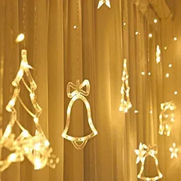 Quace Off-White 138 Pieces Christmas Theme String Lights image 4