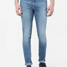 Lee Men Blue Skinny Fit Light Fade Stretchable Jeans-picture-21