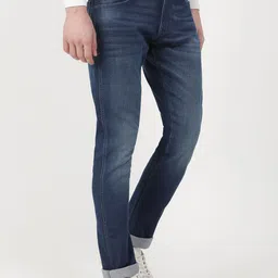 Wrangler Men Vegas Skinny Fit Low-Rise Light Fade Stretchable Jeans image 3