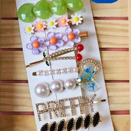 BAESD Kids Set Of 8 Embellished Barrettes-picture-30