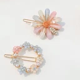 Xivir Women Set of 2 Embellished Bobby Pins image 1