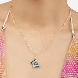 AMI Set of 2 Gold-Plated Enamelled Chain image 5