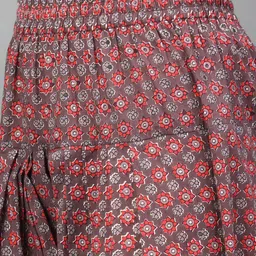 KALINI Women Ethnic Motifs Printed Pure Cotton Kurta with Salwar & Dupatta image 3