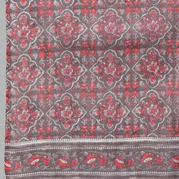 KALINI Women Ethnic Motifs Printed Pure Cotton Kurta with Salwar & Dupatta image 4