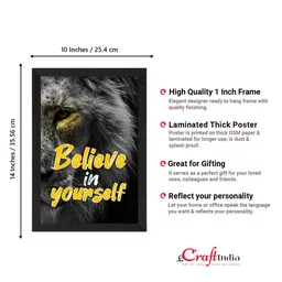 eCraftIndia Green & Yellow Matt Texture UV Art Painting image 4