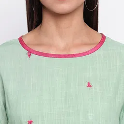 Mayra Embroidered Bell Sleeves Top image 2