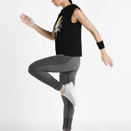 Rock Paper Scissors Women Black Printed Hooded Top image 5