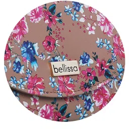 Bellissa Women Beige & Pink Floral Printed PU Three Fold Wallet image 4