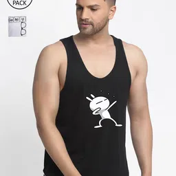 Friskers Men Black & White 2 Printed T-shirt-picture-15