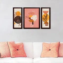 WENS Set of 3 Abstarct Art Framed Painting-picture-14