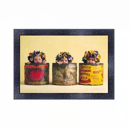 PnF Black & Beige Wooden Painting Wall Art-picture-19