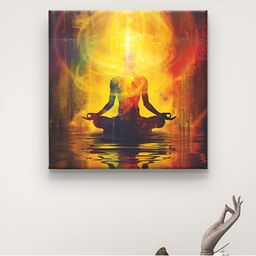 SAF Yellow & Brown 1 Piece Canvas Other Wall Paintings-picture-32
