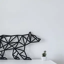 Gojeeva Black 1 Piece Wood Wall Paintings-picture-31