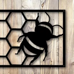 Gojeeva Black 1 Piece Wood Wall Paintings image 3