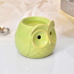 tayhaa Owl Green Ceramic Oil Diffuser-picture-3