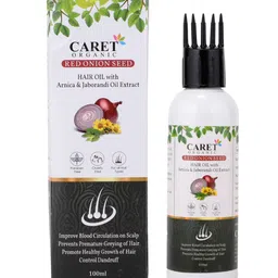 CARET ORGANIC Set Of 2 Vitamin C Glow Scrub - 100 g& Red Onion Seed Hair Oil - 100 ml image 5