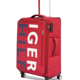 Tommy Hilfiger 4 Wheels 360-Degree Rotation Soft Medium Trolley Suitcase image 3