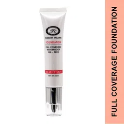 Fashion Colour Oil Free Non-Fading Non-Caking Waterproof Foundation 40 ml - Shade 02 image 2