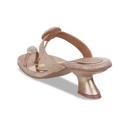 Metro Embellished One Toe Kitten Heels image 4