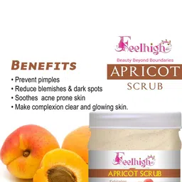 FEELHIGH Apricot Scrub For Skin Conditioning - 500ml image 3
