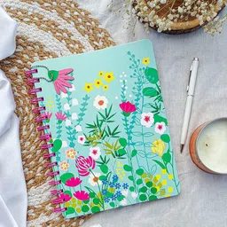 Doodle Multi-Colored Floral Printed NoteBook Stationery-picture-29