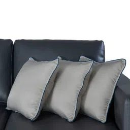 wakefit Grey 3 Pieces Cotton Fibre Sqaure Filled Cushions-image-33
