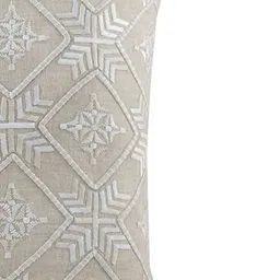 Mirooh Beige Cotton Filler Square Cushions image 3