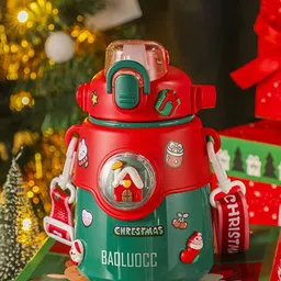 Little Surprise Box LLP Christmas Design Stainless Steel Sipper Water Bottle 850 ML-picture-31