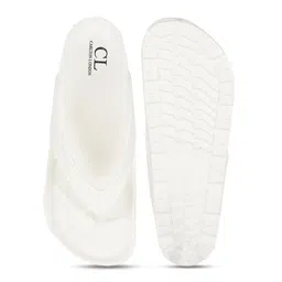 Carlton London Men White Solid Flip Flops image 2