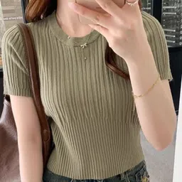 StyleCast Girls Green Round Neck Top-picture-27