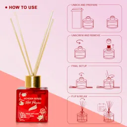 pan aromas Wonder Series Reed Diffuser - 50ml - Red Passion image 3
