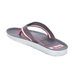 Paragon Men Grey Striped Thong Flip-Flops image 3