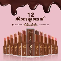 Blue Heaven Cookie & Crush Chocolate-Flavored Soft-Matte Lipstick 3.4g - Chocochip Need image 4