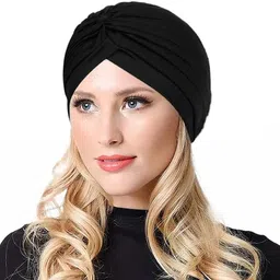 paropkar Stretch Polyester Turbans Pagri Head Bennie Cover India's Hat Twisted Headwrap Men & Women image 1