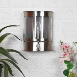 eliante by jainsons lights Caliente Silver Mild Steel Outdoor Wall Light image 2