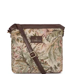 THE CLOWNFISH Floral Printed Structured Sling Bag-image-62