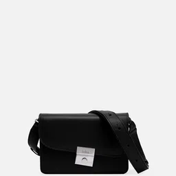 behno New York Leather Structured Sling Bag with Applique-picture-28