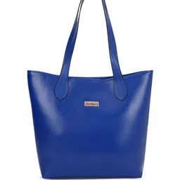 DressBerry Blue Oversized Shopper Tote Bag image 2