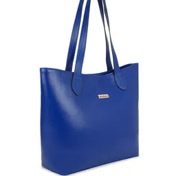 DressBerry Blue Oversized Shopper Tote Bag image 3