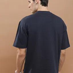 HIGHLANDER Typography Printed Drop Shoulder Oversized T-shirt image 2