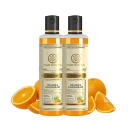 Khadi Natural Set Of 2 Orange & Lemongrass Face Wash - 210ml Each-picture-6