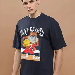 HIGHLANDER Typography Printed Drop Shoulder Oversized T-shirt-picture-29