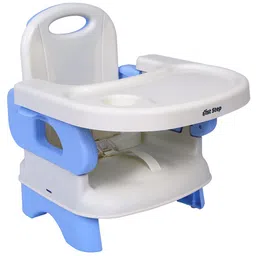 1st Step Kids Blue & White 2 in 1 Booster Seat Cum Feeding High Chair-image-3