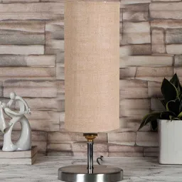 new era Beige Jute table lamp with Steel Base -48 image 2