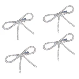HAIR DRAMA CO. Women Set of 4 Embellished Alligator Hair Clip-picture-38