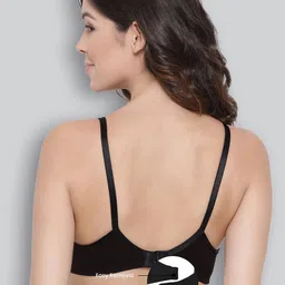 LYRA Pack Of 2 Combed Cotton Seamless Cross Over Moulded Bra image 5