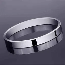 MYKI Women Silver-Plated Kada Bracelet-image-49