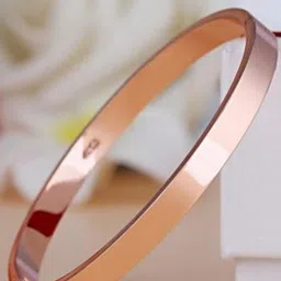 MYKI Rose Gold-Plated Kada Bracelet-picture-25