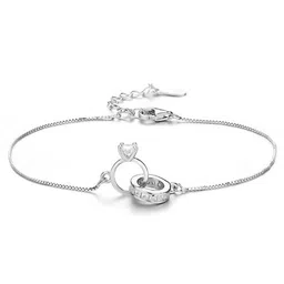 MYKI Valentine Elegant Proposal Silver-Plated Charm Bracelet image 3