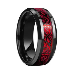 MEENAZ Men Set of 2 Silver-Plated Finger Rings image 5